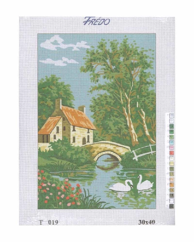 Vyšívací sada 30x40 cm, vzor T-019