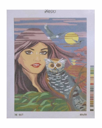 Vyšívací sada 40x50 cm, vzor M-017