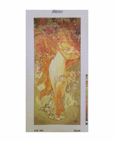 Vyšívací sada 30x60 cm, vzor FM-001