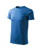 Unisexové tričko HEAVY NEW - azurově modrá