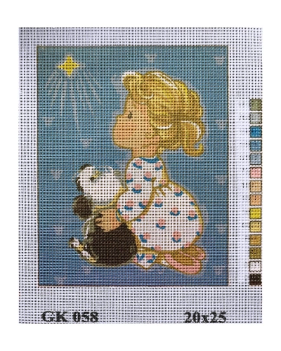 Vyšívací sada 20x25 cm, vzor GK-058
