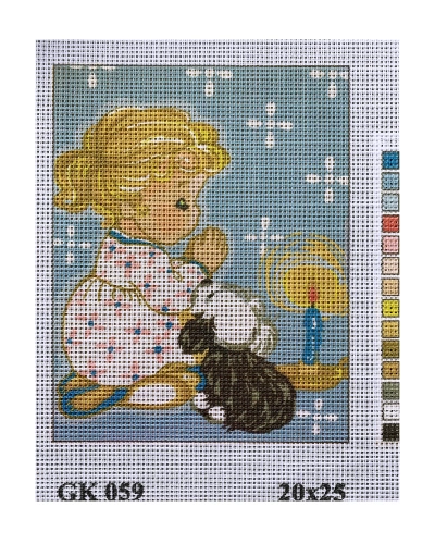 Vyšívací sada 20x25 cm, vzor GK-059