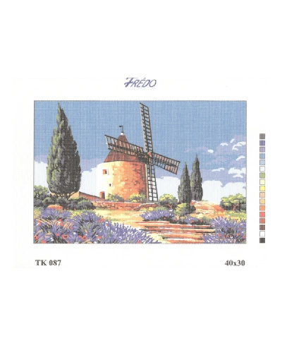 Vyšívací sada 40x30 cm, vzor TK-087