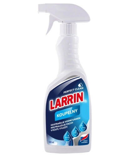 Larrin, čistič na koupelny s rozprašovačem, 500ml.jpg