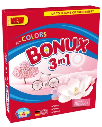 Prací prášek BONUX color 300 g    Magnolia.jpg