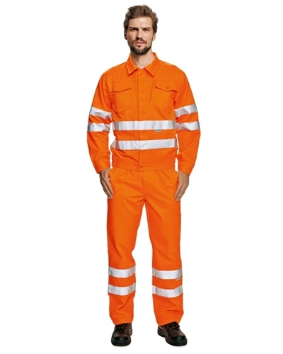 Kalhoty KOROS, HV oranžová