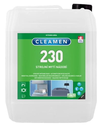 Prostředek čistící, CLEAMEN 230, na nádobí, strojní mytí, 6 kg.jpg
