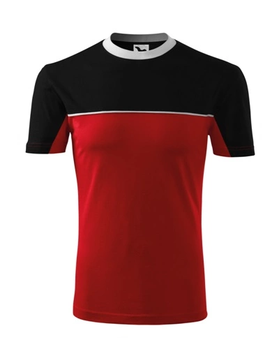 Unisexové tričko COLORMIX, červená