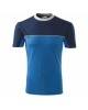 Unisexové tričko COLORMIX, azurově modrá