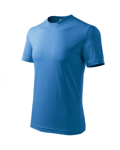 Unisexové tričko HEAVY - azurově modrá