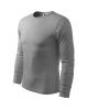 Pánské tričko FIT-T LS - tmavě šedý melír