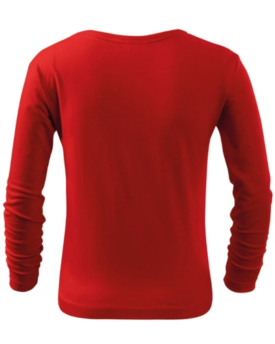 Tričko dětské Long Sleeve 121 červená 2.jpg