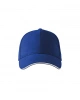 Unisexová čepice SANDWICH 6P - královská modrá