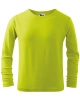 Tričko dětské Long Sleeve 121 limetková 1.jpg