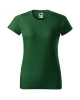 Dámské tričko BASIC - lahvově zelená