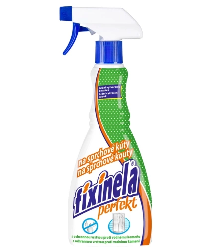 Prostředek čistící, FIXINELA PERFEKT, na sprchové kouty, rozprašovač, 500 ml.jpg