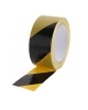 Varovací páska 33m černá-žlutá, samolepící