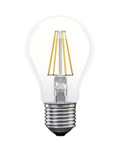 LED žárovka Filament A60 A++ 6W E27 teplá bílá