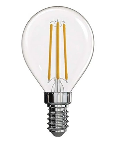 LED žárovka Filament Mini Globe 4W E14 neutrální bílá