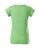Dámské tričko FUSION - zelený melír