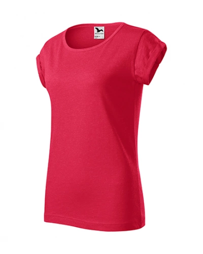 Dámské tričko FUSION- červený melír