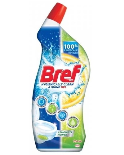 BREF Hygiene, WC gel, 700 ml - lemonitta