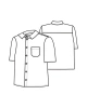 Pánská pracovní košile 0200 - nákres