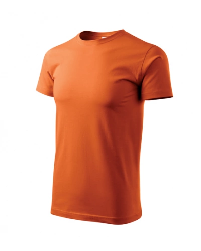 Unisexové tričko HEAVY NEW - oranžové