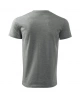 Unisexové tričko HEAVY NEW - tmavě šedý melír