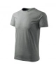 Unisexové tričko HEAVY NEW - tmavě šedý melír