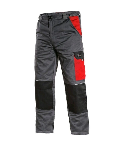 Pánské kalhoty PHOENIX CEFEUS, šedo-červená