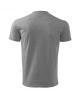Unisexové tričko CLASSIC - tmavě šedý melír