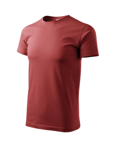 Unisexové tričko HEAVY NEW - bordó