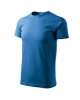 Unisexové tričko HEAVY NEW - azurově modré