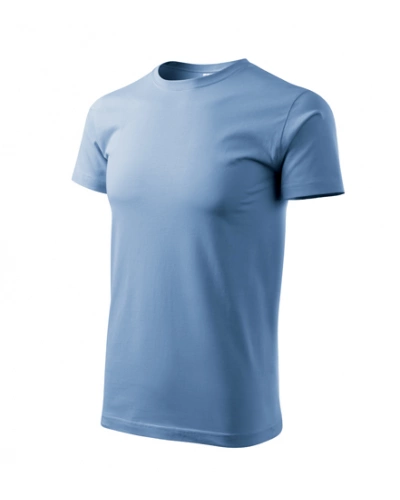 Unisexové tričko HEAVY NEW - nebesky modré