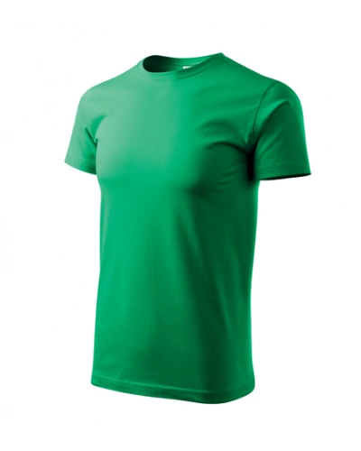 Unisexové tričko HEAVY NEW - středně zelené