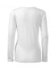 Dámské tričko SLIM, dlouhý rukáv - bílé