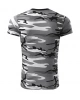 Unisexové tričko CAMOUFLAGE - Camouflage gray
