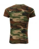 Unisexové tričko CAMOUFLAGE - Camouflage brown