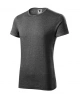 Pánské tričko FUSION - černý melír