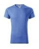 Pánské tričko FUSION - modrý melír
