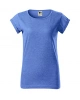 Dámské tričko FUSION - modrý melír