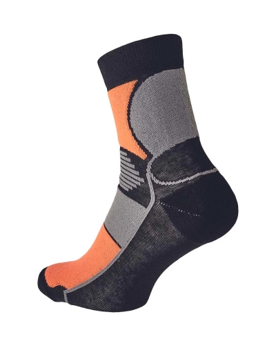 Ponožky KNOXFIELD BASIC - černá/oranžová
