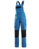 Dámské kalhoty s laclem STRETCH středně modré-černé