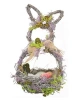 Košík proutěný s levandulí, tvar zajíc, 29 cm