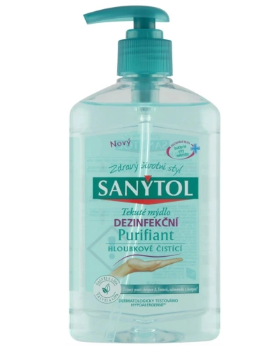 Sanytol, dezinfekční mýdlo, PURIFIANT, 250 ml.jpg