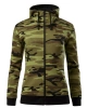 Mikina dámská Camo Zipper C20 - camouflage green 1.jpg