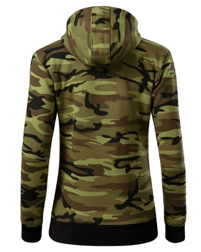 Mikina dámská Camo Zipper C20 - camouflage green 2.jpg