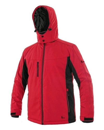 Pánská zimní bunda VEGAS, červeno-černá