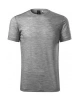 Pánské tričko MERINO RISE, tmavě šedý melír